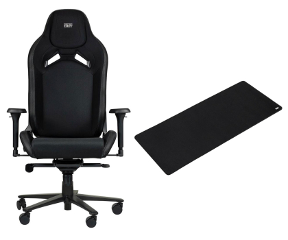 Fotel gamingowy SMX Fotel gamingowy Semeru + Speed Mouse Mat XL Black